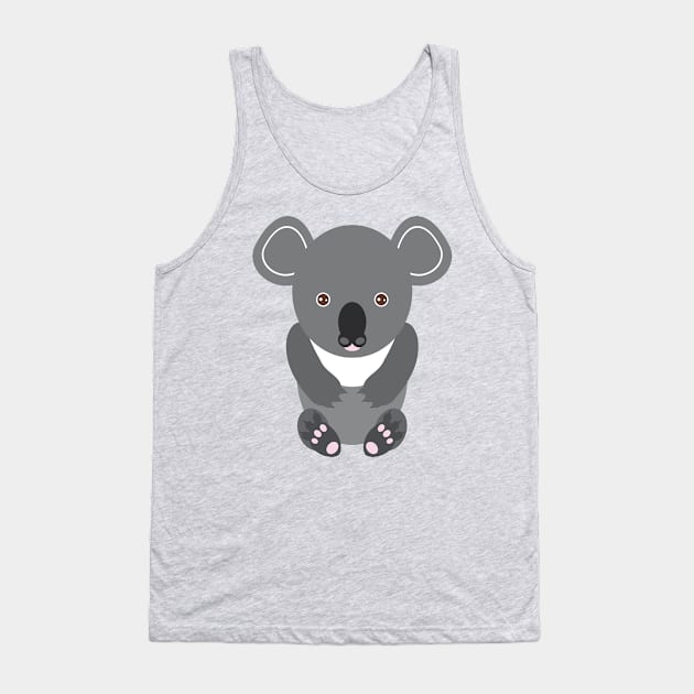 Funny cute koala Tank Top by EkaterinaP